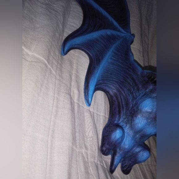 Vintage Y2K Halloween Ruby's Vampire Bat Glow In Dark Teeth Wall Decor Blow Form - Picture 5 of 12